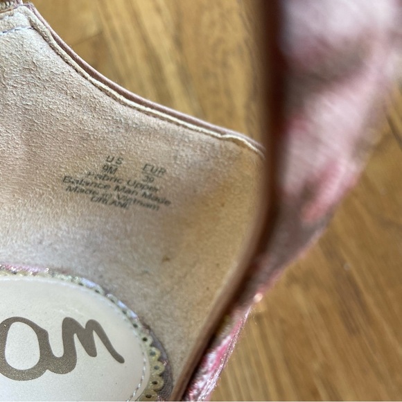 Sam Edelman Orlane Dusty Rose Sandals Block Heel Open Toe Women's Size 9m - Picture 12 of 16